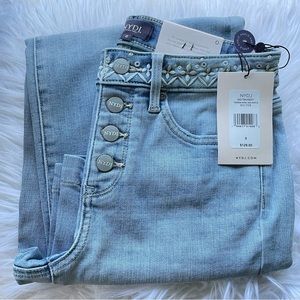 NWT NYDJ “TERESA” wide leg ankle jeans SIZE 0